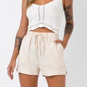 Princess Polly linen shorts